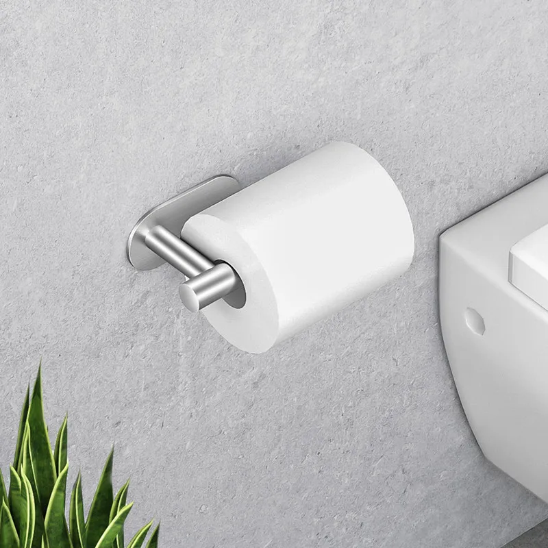 

Toilet Paper Holder Stainless Steel Toilet Wall Mount Bathroom Holders Kitchen Roll Paper Tissue Towel Rack Holders Accessories