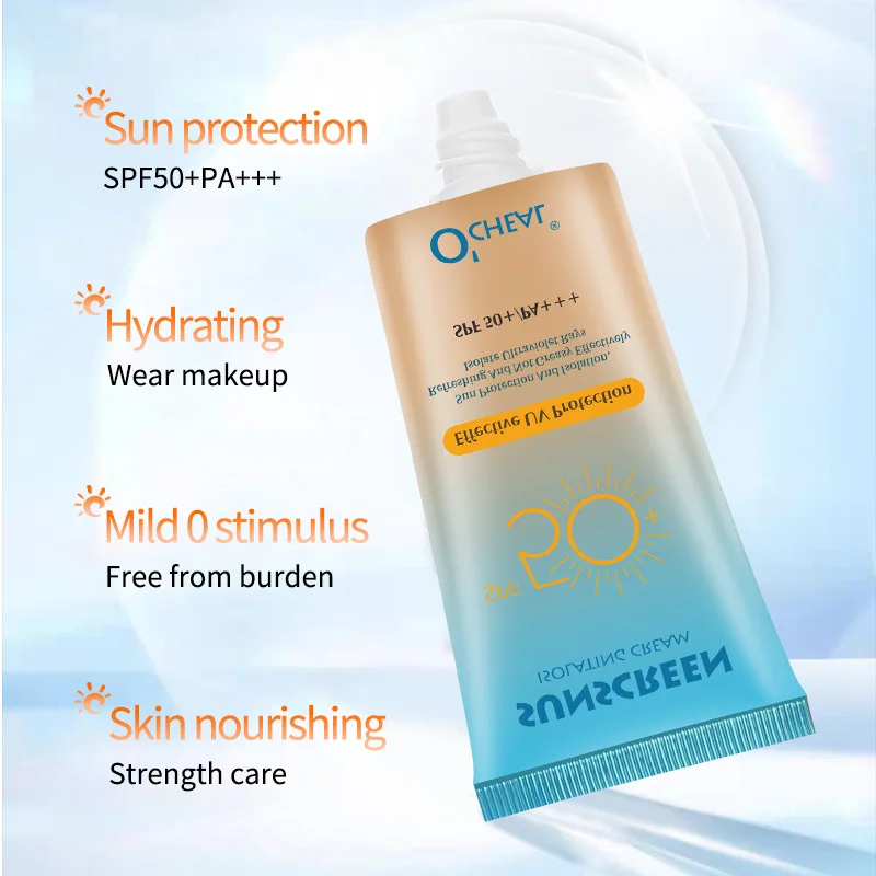 Facial Body Sunscreen Sun Cream Sunblock Skin Protective Cream Anti-Aging Oil-control Moisturizing SPF 50+++