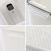 Multipurpose Refrigerator Storage Container with Drain Basket Crisper and Storage Box for Fruits Vegetables 6