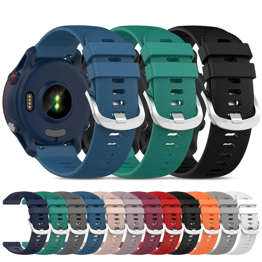 Premium 22mm Silicone Strap Watchband - Versatile & Stylish Replacement Wristband