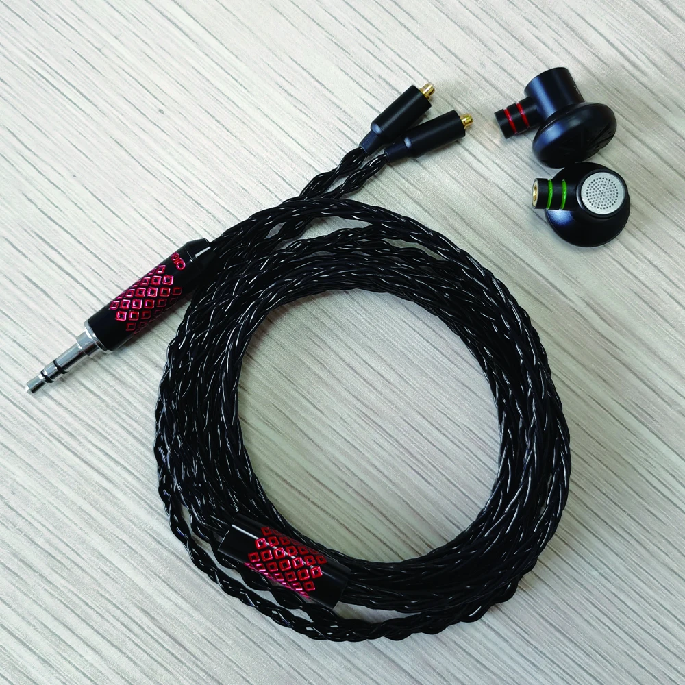 QIGOM Detachable Earphones with High-Res Sound, Multiple Impedance Options (130ohm, 68ohm, 80ohm, 500ohm, 600ohm)