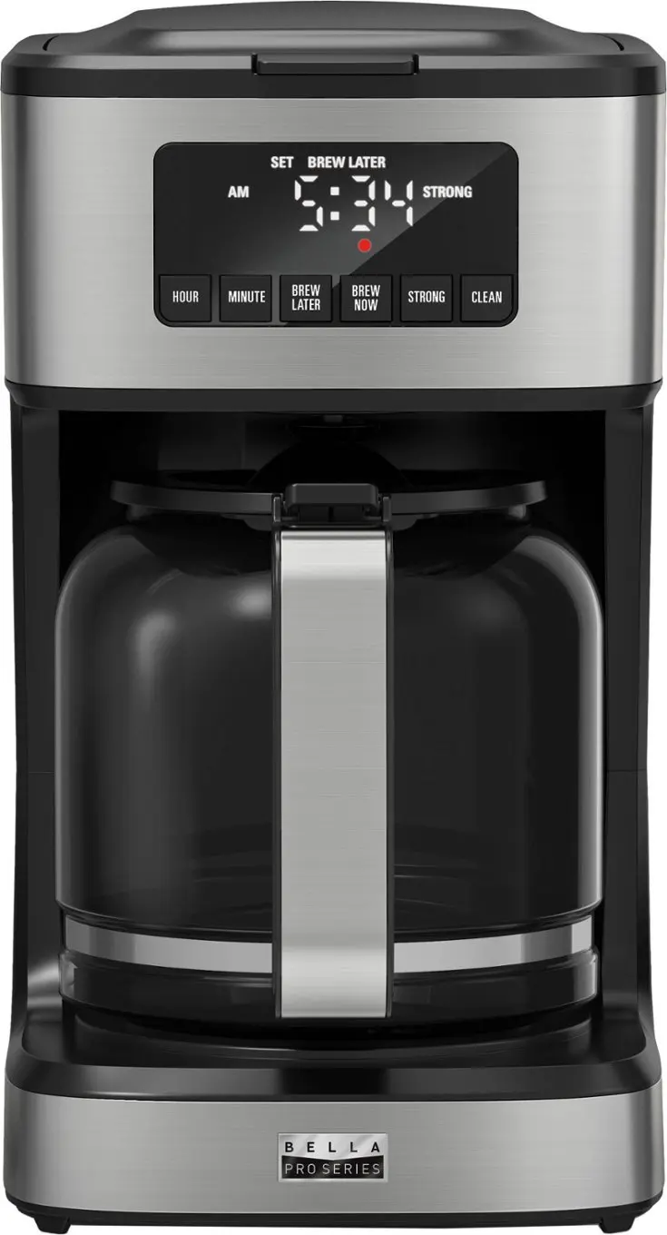 

HAOYUNMA 12-Cup Programmable Coffee Maker - Stainless Steel