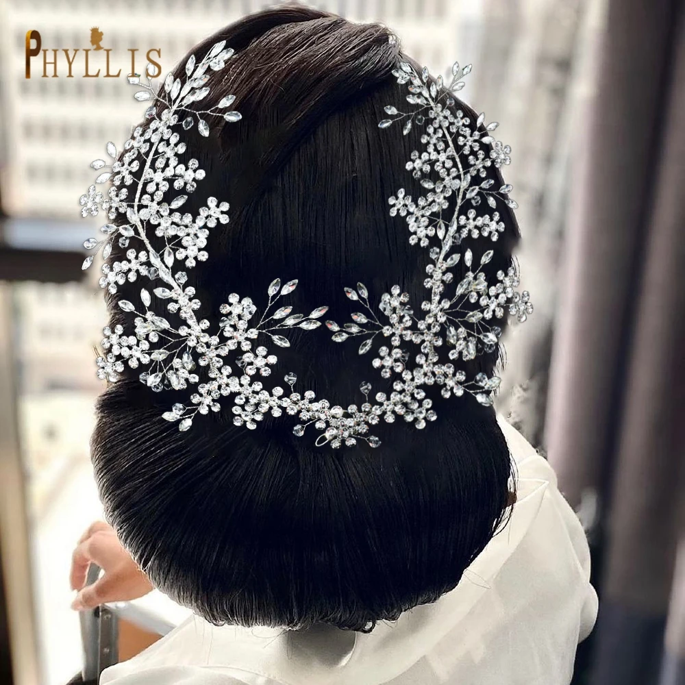 Wedding Tiaras Crystal Bridal Headpieces Prom Hair Accessories Bohemian Flower Bride Headband Party Hair Jewelry jewelry accessories hair accessory hair headdress bridal headwear hair band crown