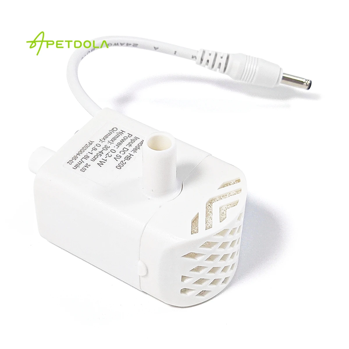 รูปสินค้า APETDOLA น้ําพุสัตว์เลี้ยง Anti-แห้ง Burning มอเตอร์ปั๊มน้ําสําหรับ 4L สแตนเลสน้ําพุแมว FS10pro