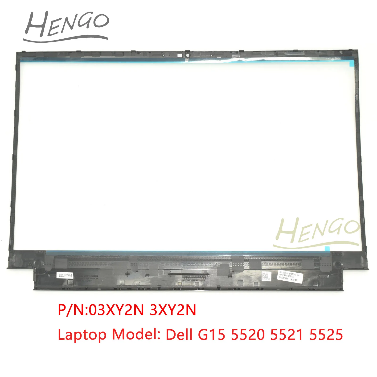 Cover Posteriore LCD Per Dell G15 5520 5521 5525 - Nuovo Coperchio Superiore Nero 03WXNM