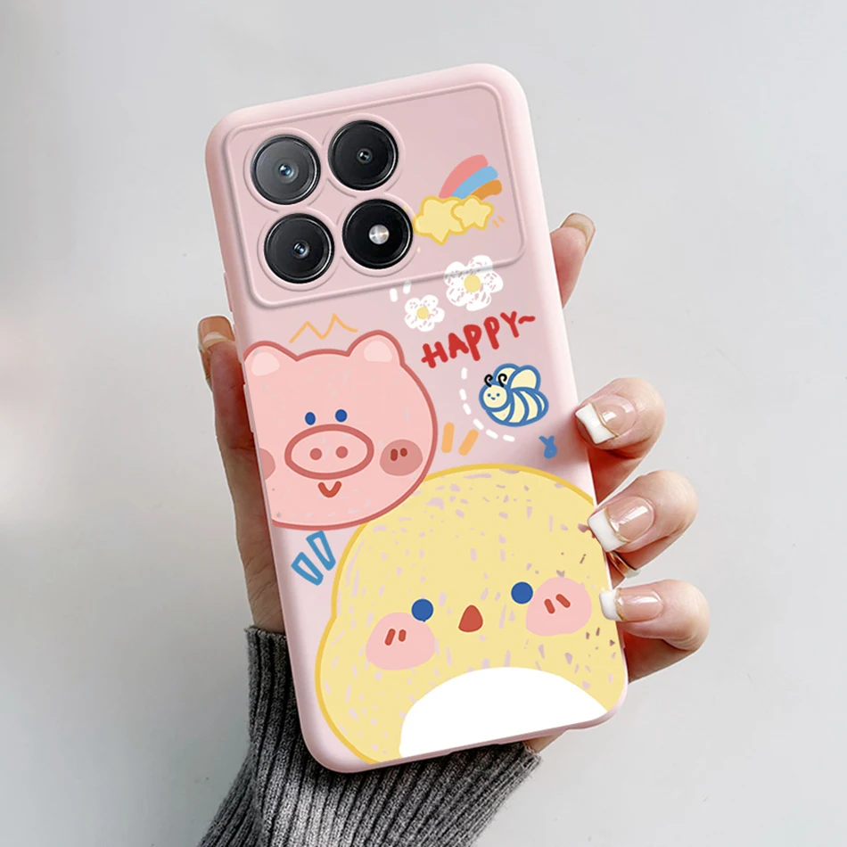 Cute Cartoon Cat & Frog Soft TPU Phone Case - Protective Bumper Cover