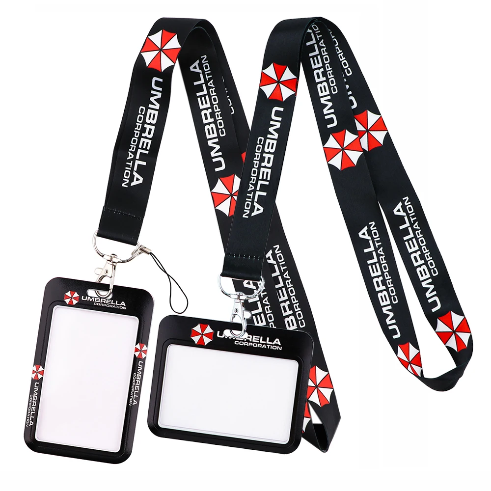 Movie Umbrella Credential Holder Key Chain Neck Lanyard Passport Card Anime Credit Card Holder Straps Accessories Gifts key chains