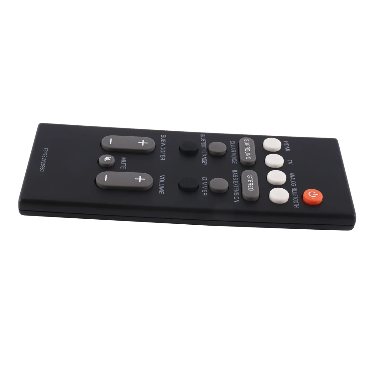 Yamaha YAS-106 YAS-207 ATS-1060 YAS-107 ATS-1070 Bluetooth 사운드 바 시스템 용 최신 원격 제어 FSR78 ZV28960