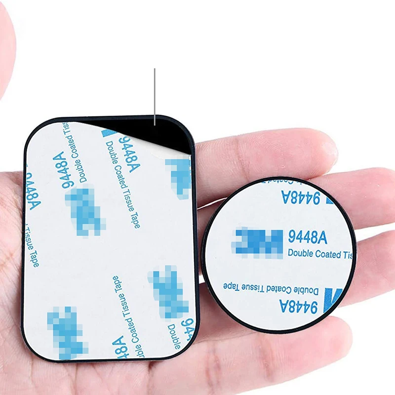5pcs/Set Metal Disk Plate for Magnetic Phone Holder Black Iron thumbnail 10