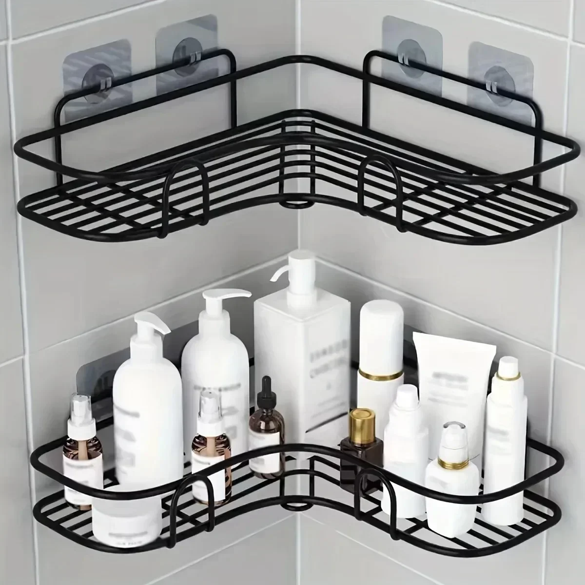 Iron Triangle Rack Kitchen Bathroom Storage Corner