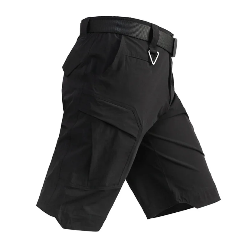 

Pants Male Casual Waterproof Military Shorts Summer Quick Dry Tactical Shorts Men Outdoor Ripstop Multi-pocket Solid Color Cargo