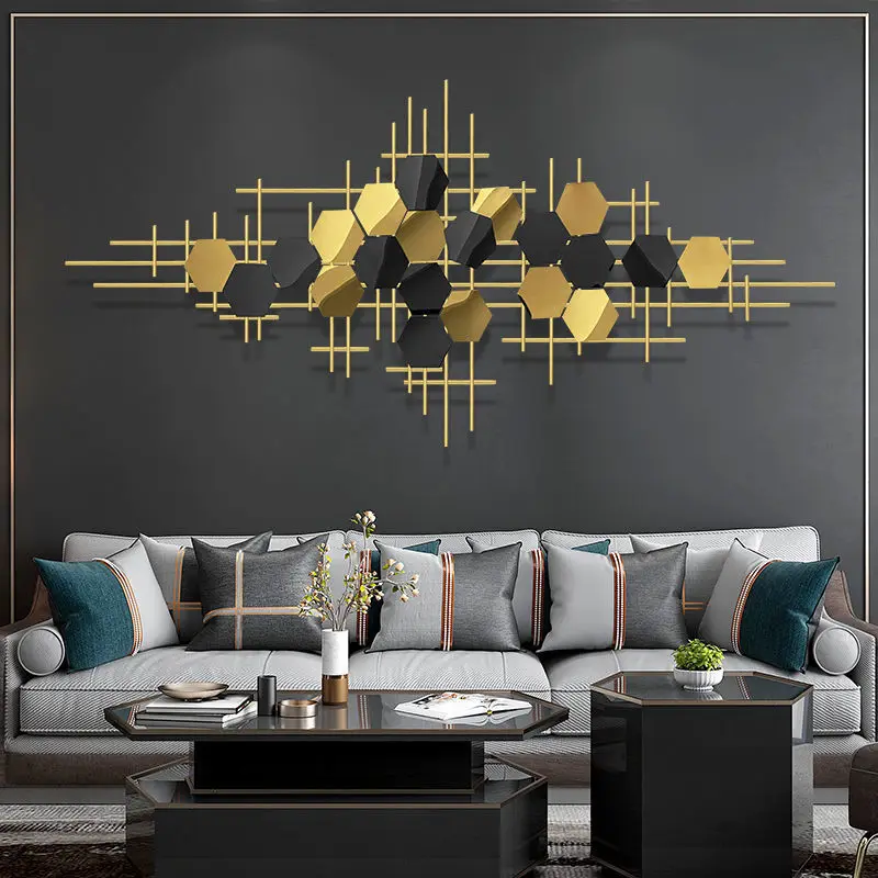 

Металлическое настенное украшение, новый китайский креативный Железный художественный кулон для гостиной, настенное украшение для столовой, детской подвеска