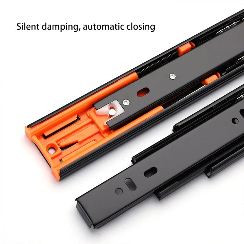 Drawer Rails for Cabinet Steel Drawer Slides Ball Bearing Soft Close Runners