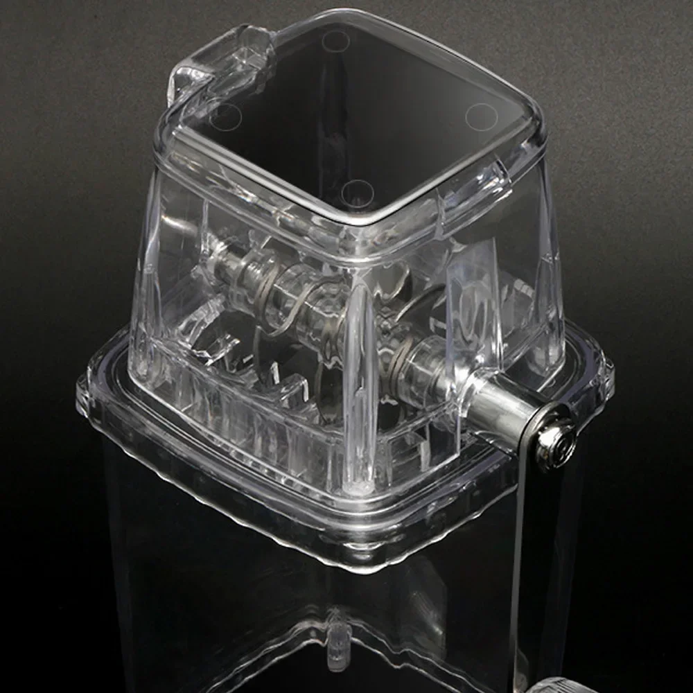 Description Picture 5 of itemMulti-function for Home Kitchen Bar Portable Hand Shaved Ice Machine Transparent Ice Blenders Tools Manual Ice Crusher