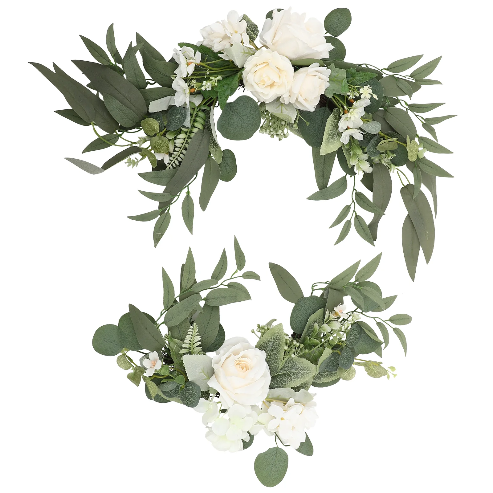 

Welcome Card Water Flower Sign Arch Garland Floral for Door Decor Artificial Ornament Simple DIY Decoration Wedding Swag
