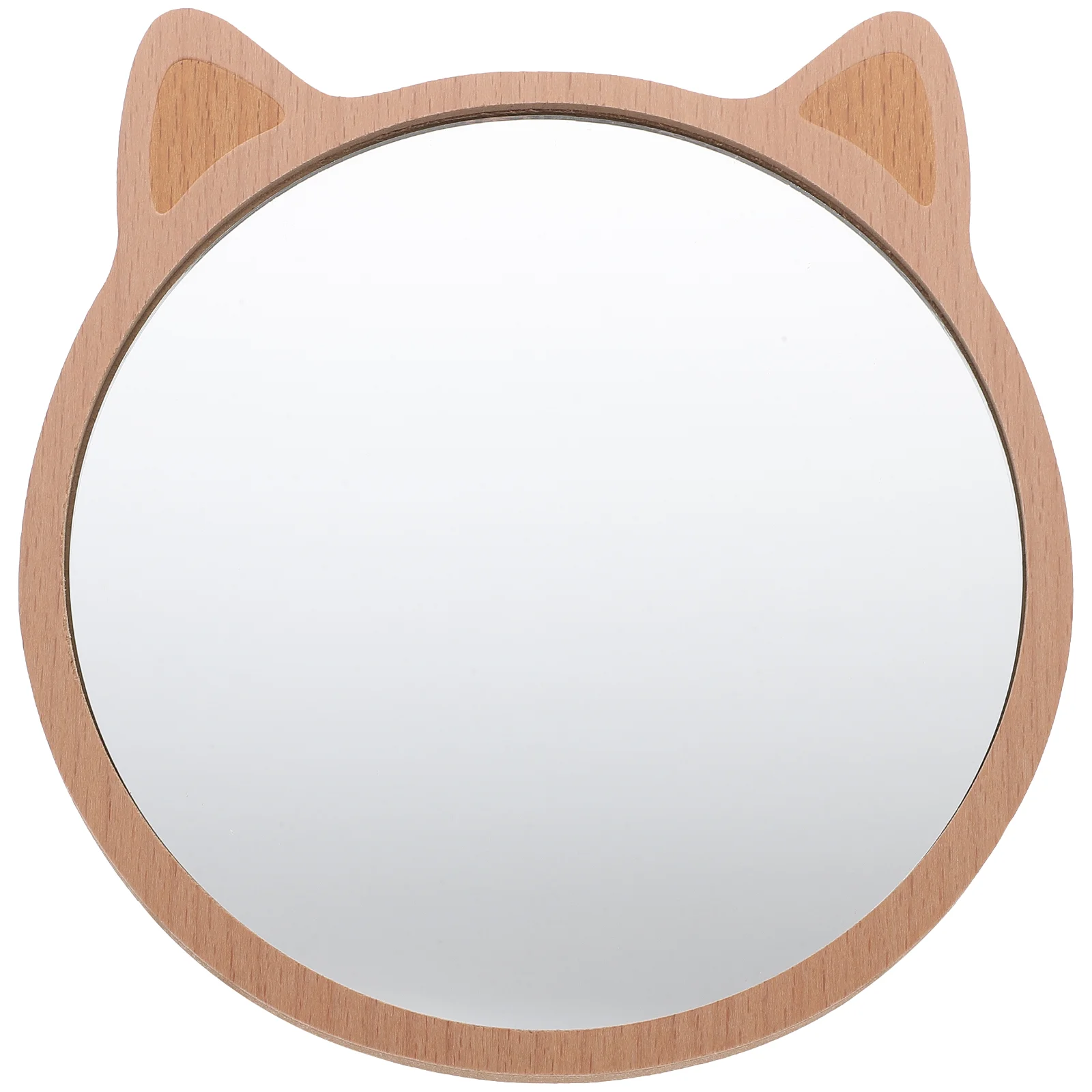 

Настольное зеркало для макияжа, деревянное настольное зеркало, дизайнерское зеркало в виде кошки, внутреннее зеркало, случайный стиль