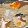 Creative Transparent Water Bottle Milk Cardboard Bottles Milk Juice Box Reusable Portable For Outdoor Sports Travel And Camping 4