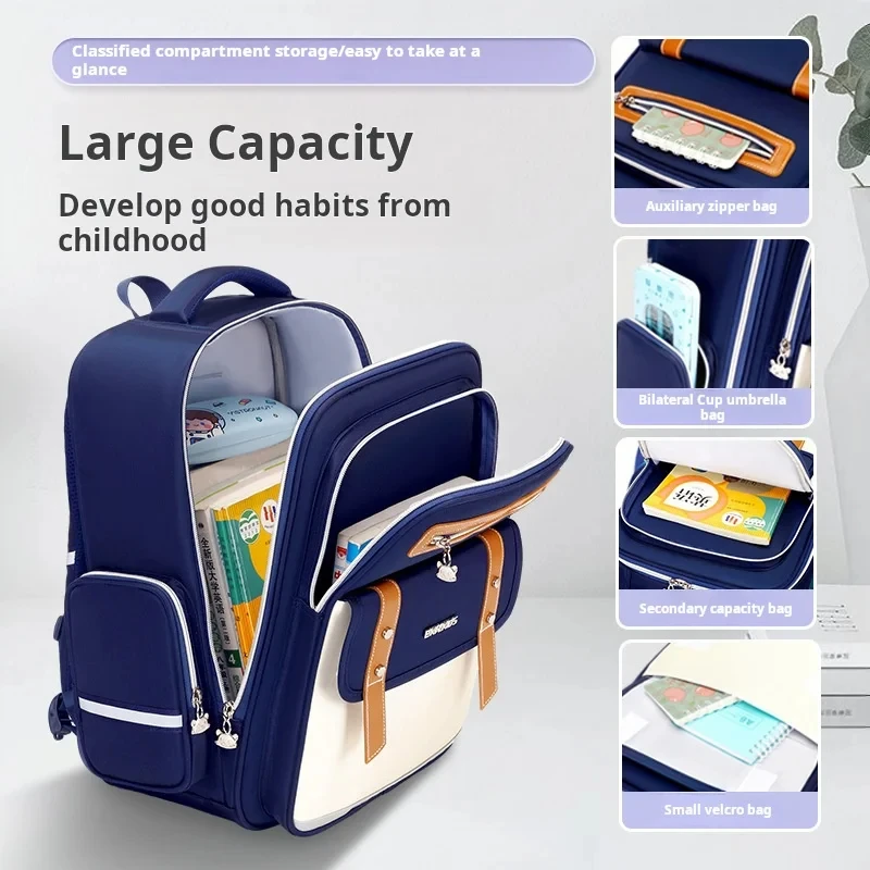 School Bag New Cute School Backpack for Girls Children Kawaii Bookbags Primary Students Gift Large Capacity Backpack Fashion