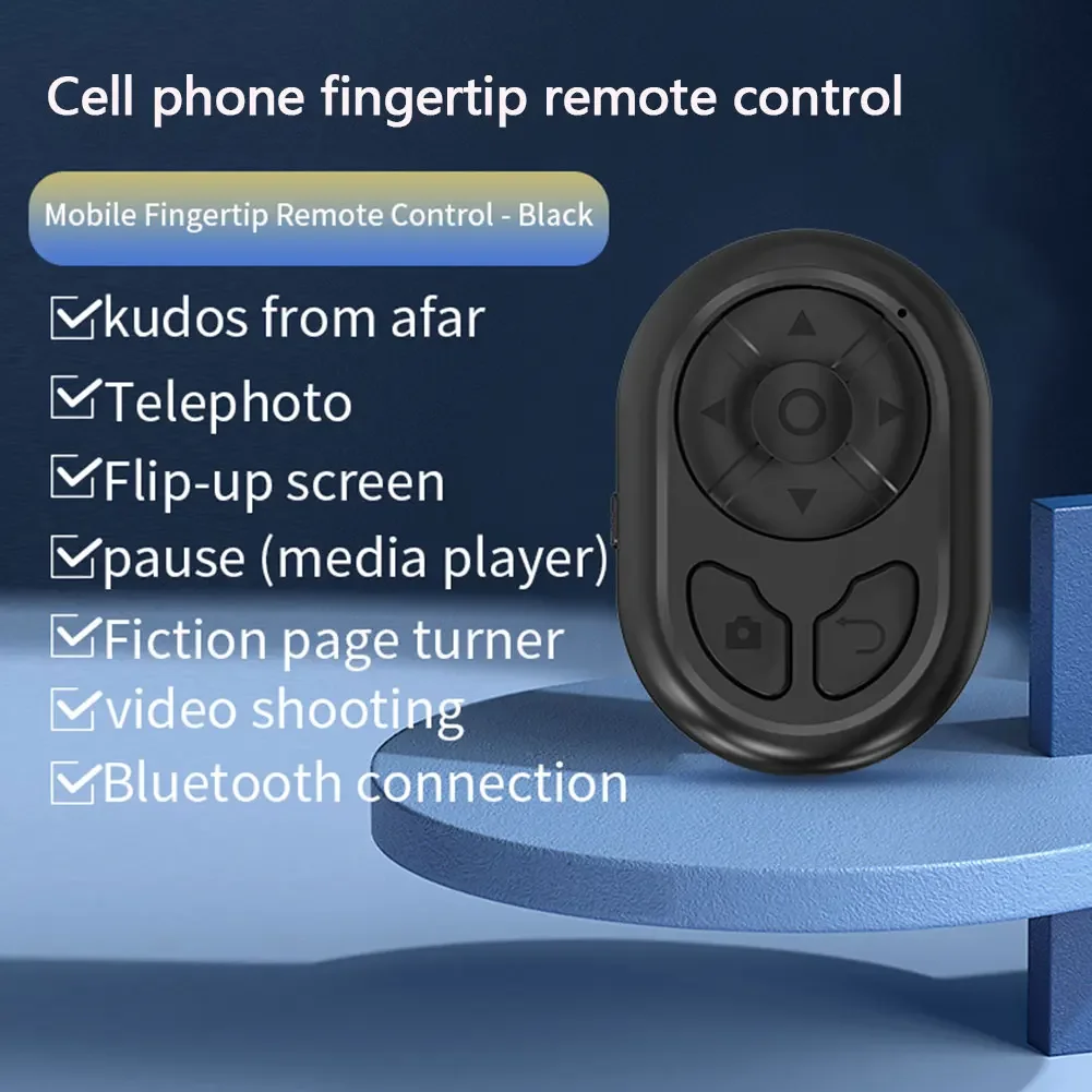 Bluetooth Remote Controller Video Camera Mobile Phone Selfie Button For Movie Page Turning For iPhone Xiaomi Samsung camera remote shutter button camera remote shutter release