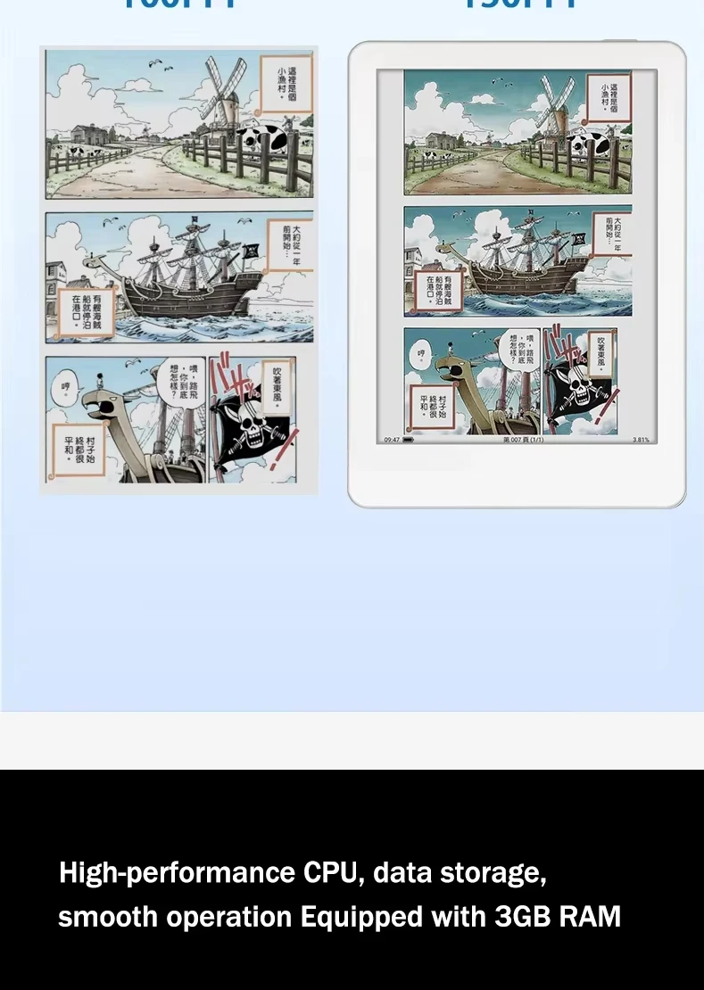 New MEEBOOK M6C 6-inch color screen e-book reader color ink screen e-paper e-book portable reading 3+32G