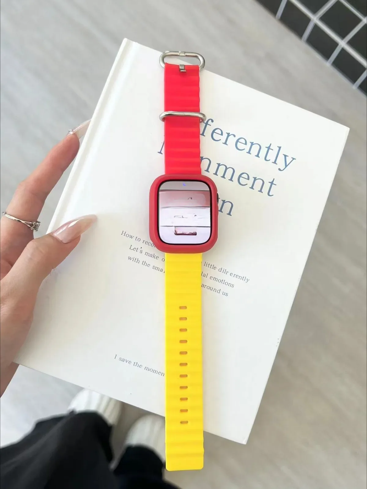 Sportigt klockarmband för smartwatch modernt utbyte_voghion.com