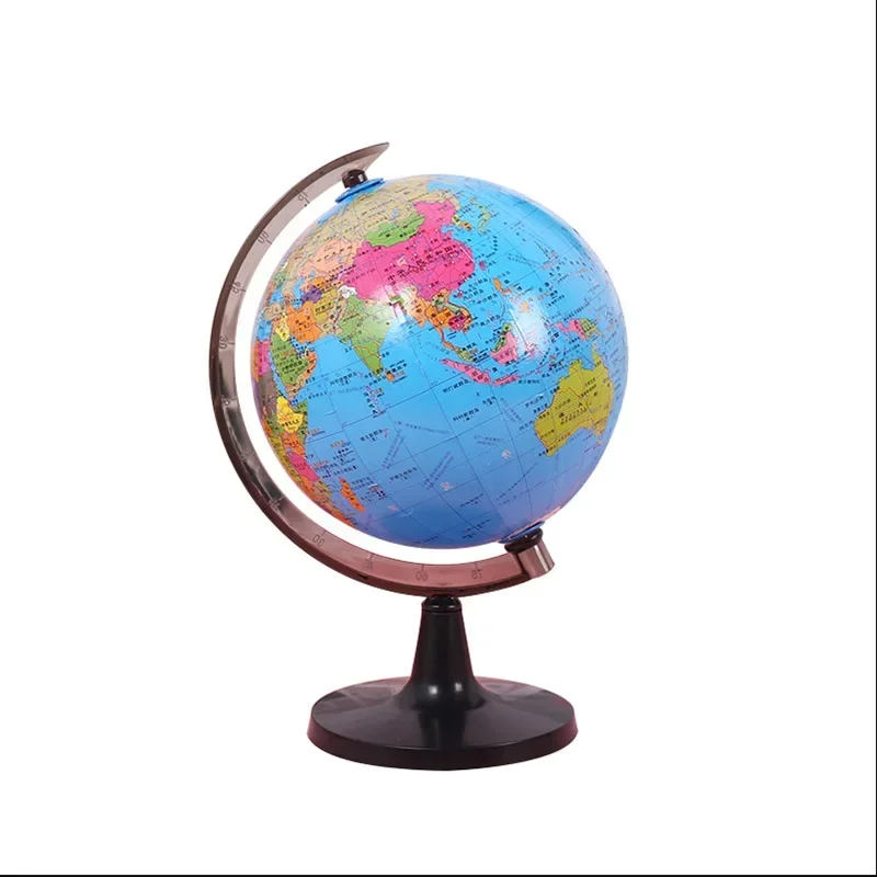 World Earth Globe Kids Educational Rotating Stand Ball Home Office Ornament english world globe