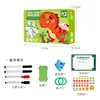 Children Drawing Toy Pen Control Training Color Shape Math Match Game Set Toddler Learning Activities Montessori Educational Toy 5