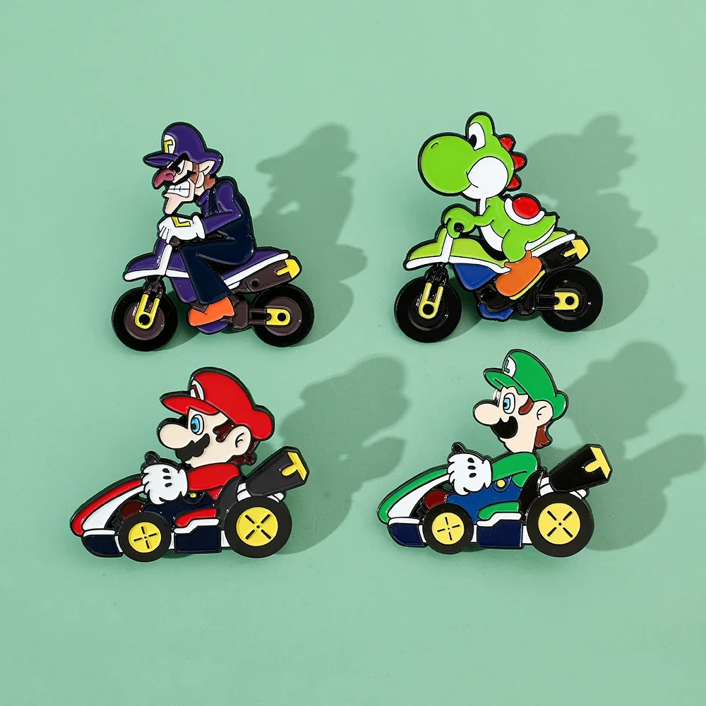 Broches Pin's Mario Kart Lot 4 Pcs