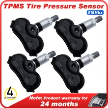

4X Tire Pressure Sensor TPMS 06421-S3V-A04 315MHZ For Honda Ridgeline 2006 2007 2008 2009 2010 2011 2012 2013 2014