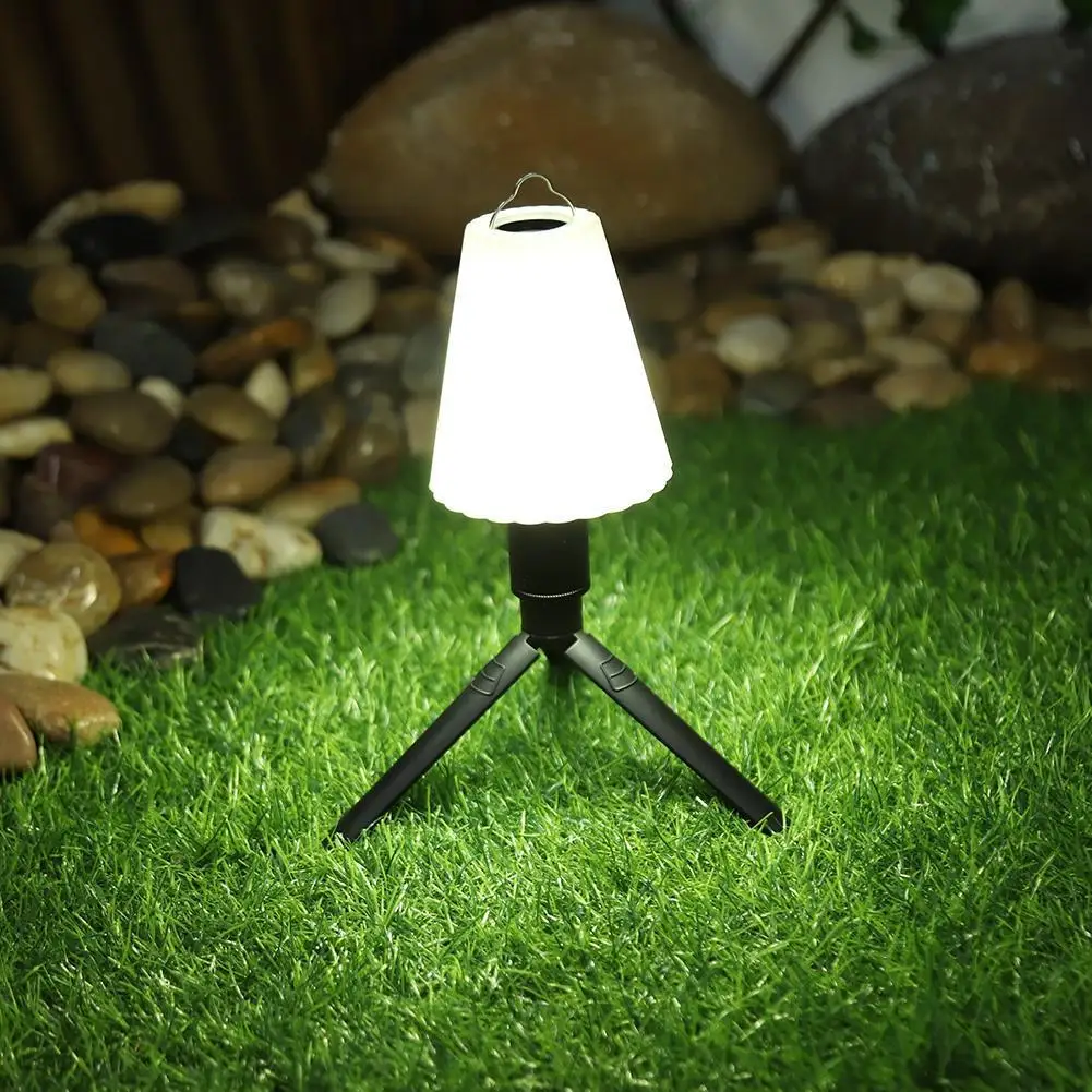 Camping Light Lampshade with Top Handle Small Torch Lampshade White Plastic Floor Lamp Cover Hangable for Outdoor Travel