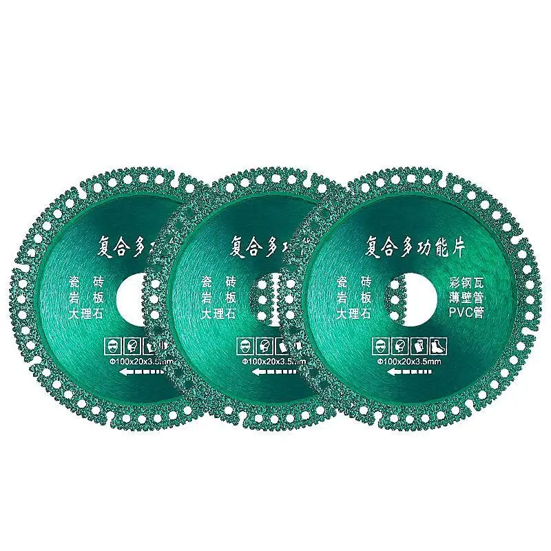 Disque Diamant,100Mm Lame De Scie Double Lame Pour Couper Et Moudre