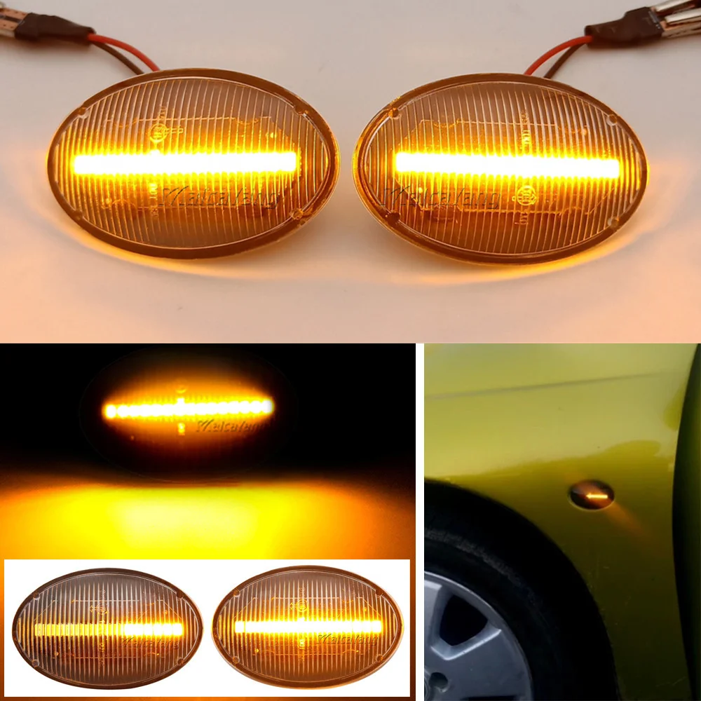 2 FRECCE LATERALI LED per Opel Astra F Corsa B Corsa C Meriva