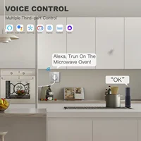 Melery อุปกรณ์ดูไฟติดผนังระบบ WiFi อัจฉริยะช่องเสียบเต้าเสียบปลั๊กไฟ USB Type-C รีโมทแอปไร้สายโดย Alexa Google Home 5