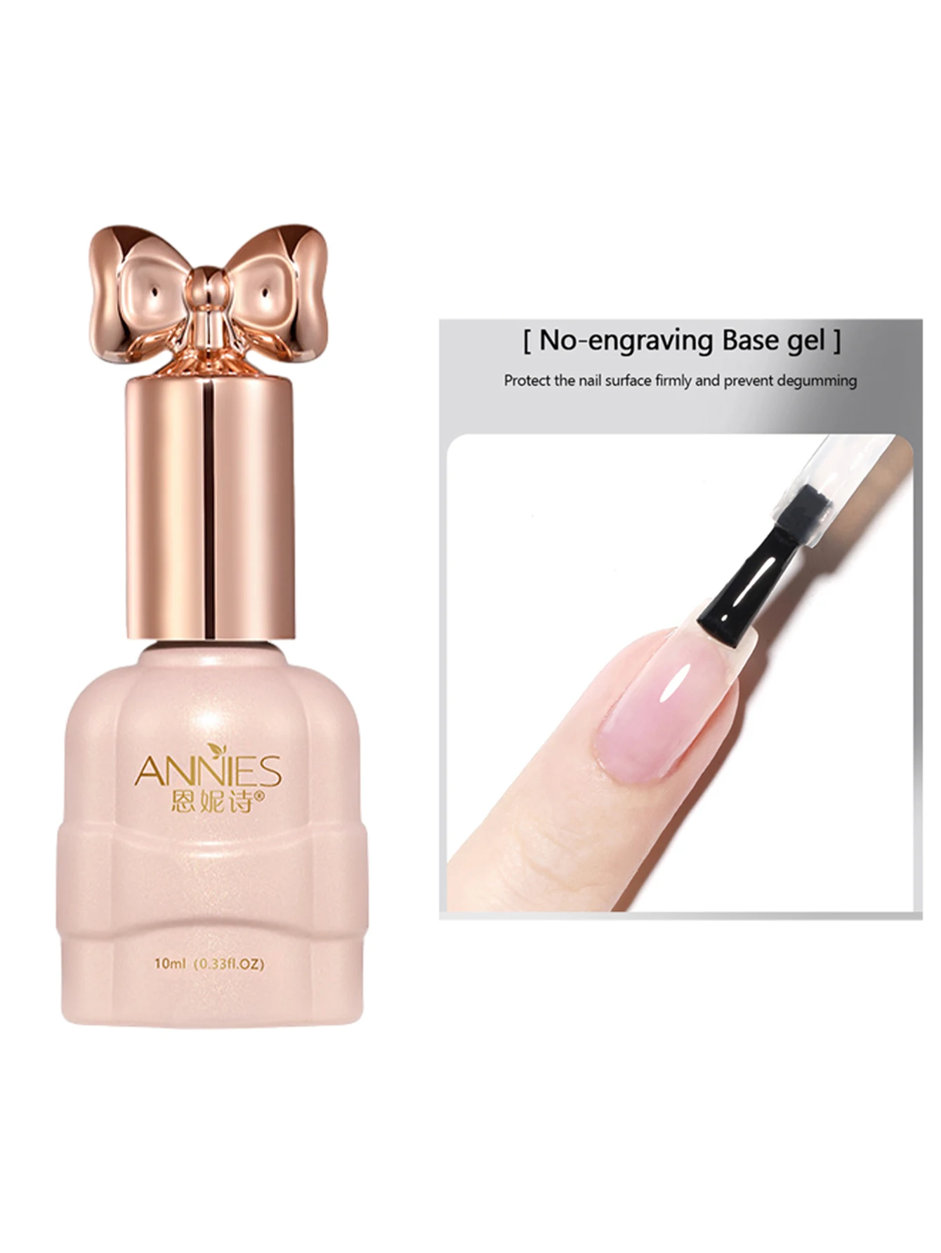 Nail Top Coat 10ml Base Gel Top Coat UV Gel Nail Polish Nail Art Manicure Removable 1Colors Hybrid Varnish Long Lasting Base Coat