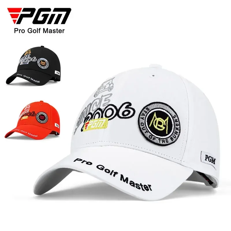 

PGM Men's Golf Hat Breathable Fast Drying Sun Hats Sunshade Sunscreen Fashion Embroidery MZ043