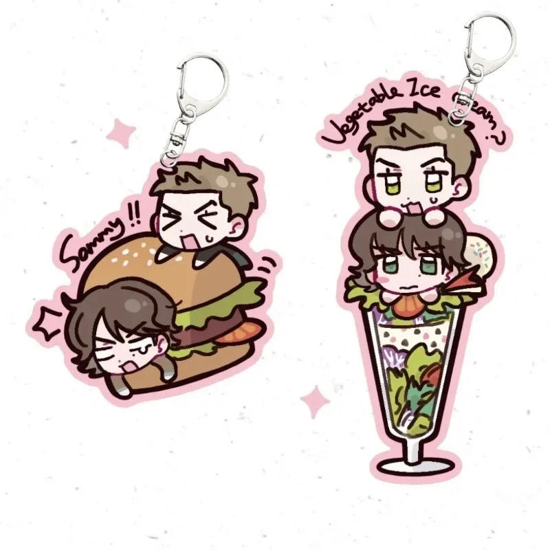 Portachiavi Anime Supernatural Versione Q, Ciondolo per Borsa in Acrilico Kawaii, Accessori Ornamentali, Regalo Accattivante - immagine 5