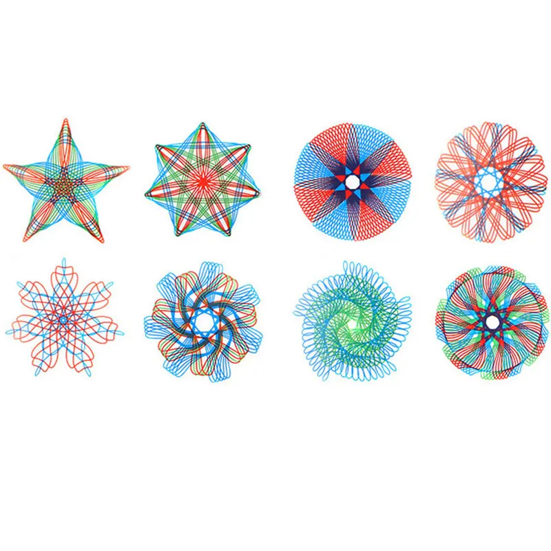 11/22 stücke Spirograph Zeichnung Spielzeug Set Ineinandergreifende Zahnräder Räder Geometrische Lineal Zeichnung Zubehör Kreative Pädagogisches Kinder Spielzeug – Detail 10