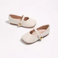 Zapatos Niña Girl Leather Shoe New Red Princess Shoes Summer Flat Sole Single Shoe Mary Jane Shoe Lolita Shoes Girl Kids Shoes 2