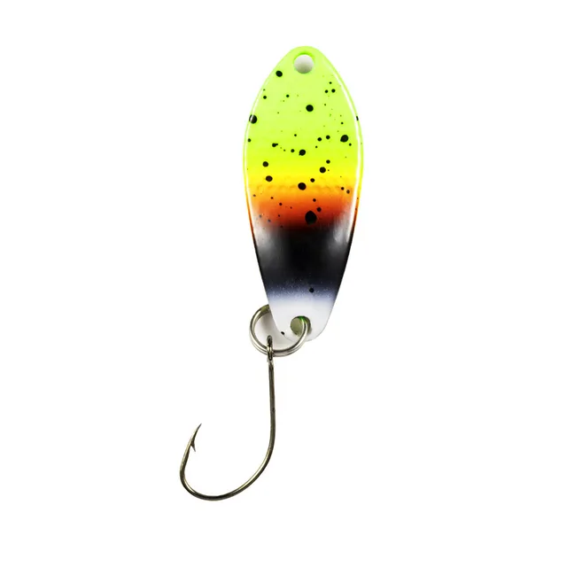 Fishing Lure Spoons 3g/3.1cm Colorful Metal Jigs Hard Bait Single