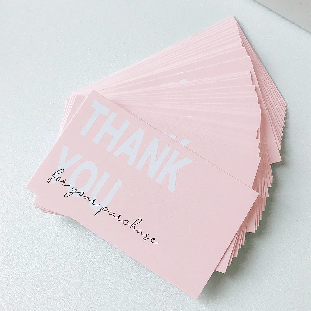50Pcs Exquisite Thank You Cards Perfect For Thanksgiving Wedding Graduation Thank You Card