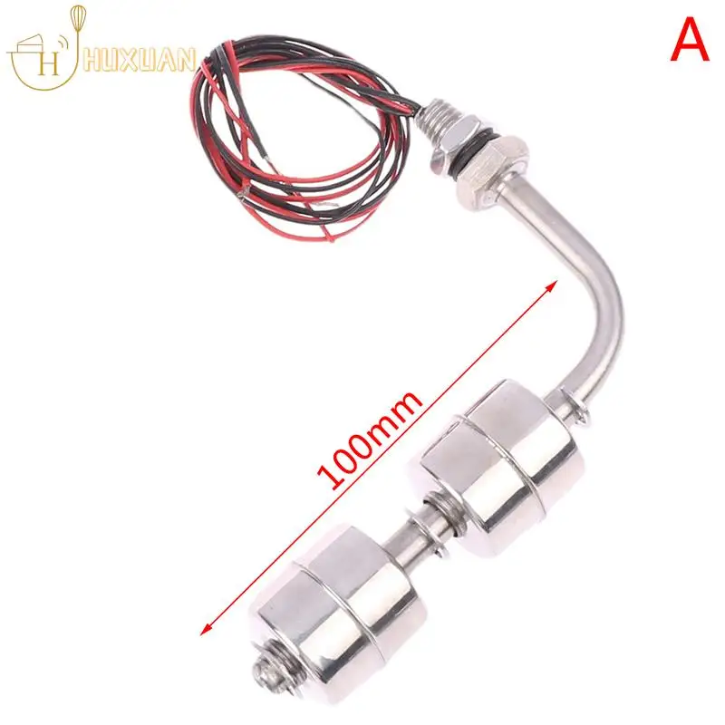 30Styles 45-400mm Stainless Steel Float Switch Tank Liquid Water Level Sensor Double Ball Switch Tank Pool Flow Sensors Float