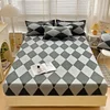Polyester Cute Bear Bedding Fitted Sheet Elastic Band Around Mattress Cover Twin Full Queen King Bed Cover Protector Bedspread 1