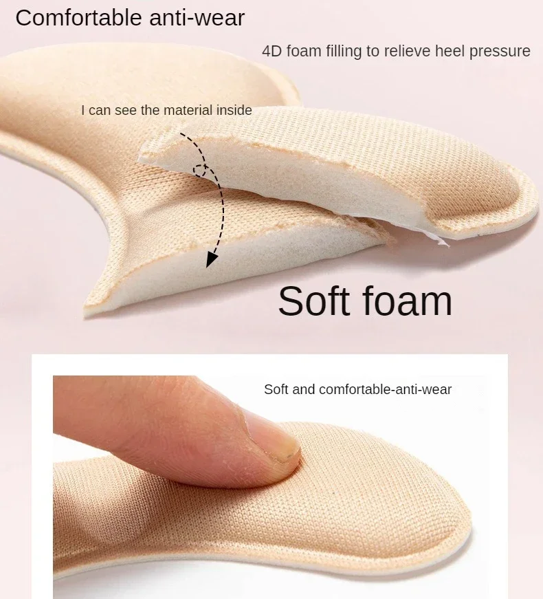 Shoes Heel Insoles 20-10-2pcs for ShoesPatch Heel Pads for Adjustable Size Feet Care Pads Foot Protector Back Sticker shoe heel repair tips