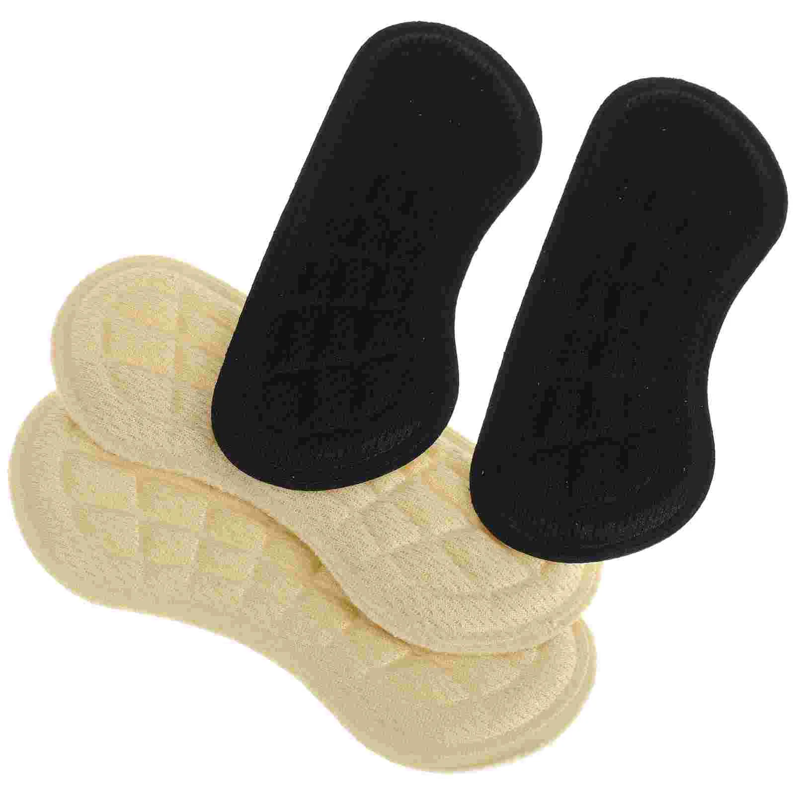 

4 Pairs Comfortable Heel Cushions Soft Heel Stickers Adhesive Heel Liners for Women High Heels