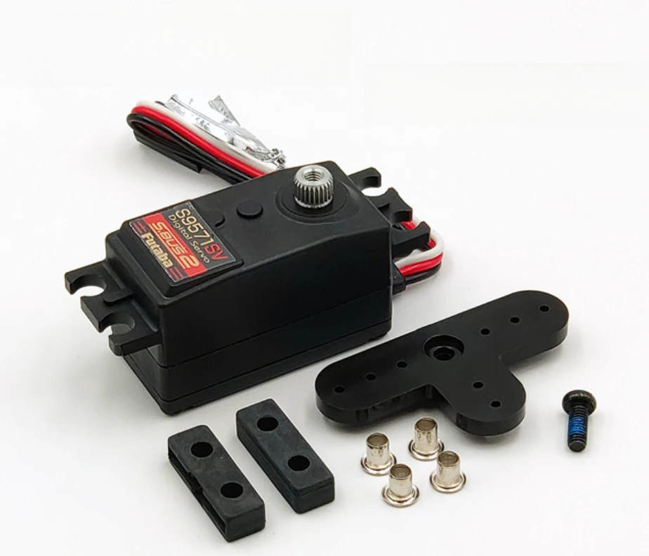 FUTABA S9571SV Высоковольтный цифровой короткий плоский сервопривод с металлической шестерней для радиоуправляемого автомобиля