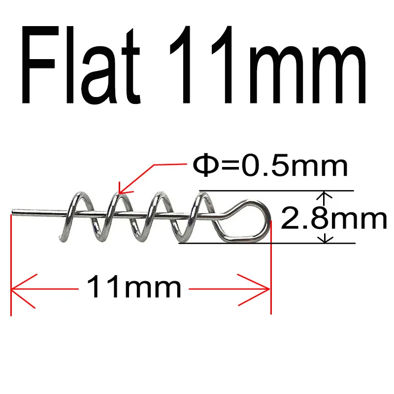 Enhanced Stainless Steel Fishing Spring Lock Connectors (20/50/100 pcs)