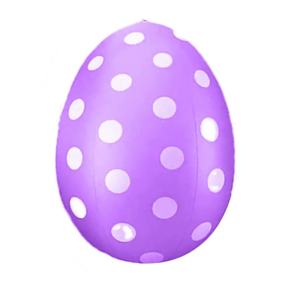 

Easter Egg Colorful Easter Egg Ornament for Yard Garden Decoration Hanging Dot Print Egg for Holiday Porch Party Outdoor Decor