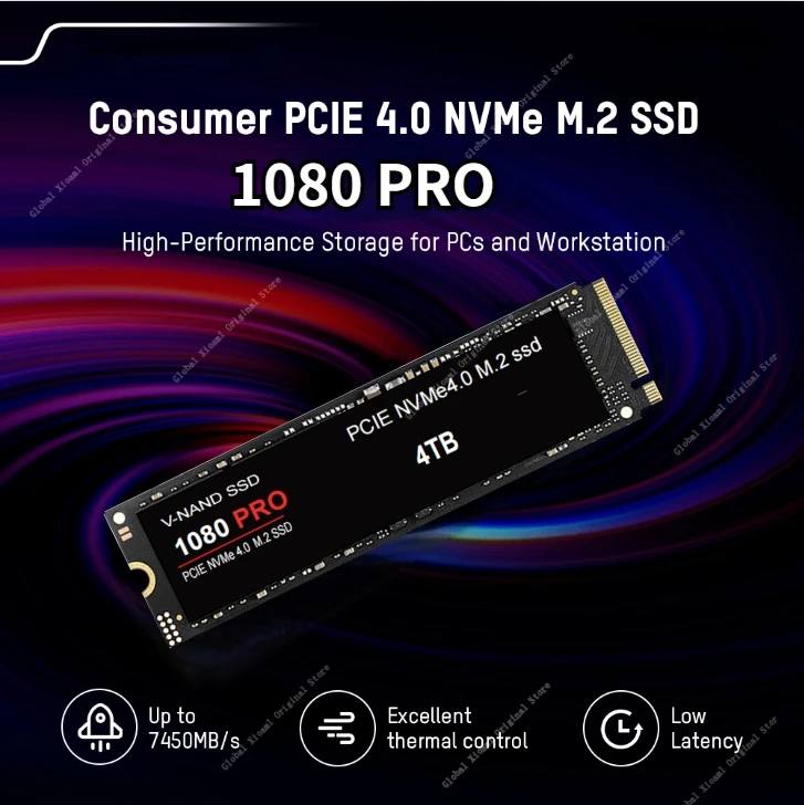 Ʈ PS5   ָ Ʈ ̺, 1080PRO SSD M2 NVME 512GB 1TB SSD M.2 2280 PCIe 4.0 ÷ SSD Nmve M2 ϵ ̺ ũ