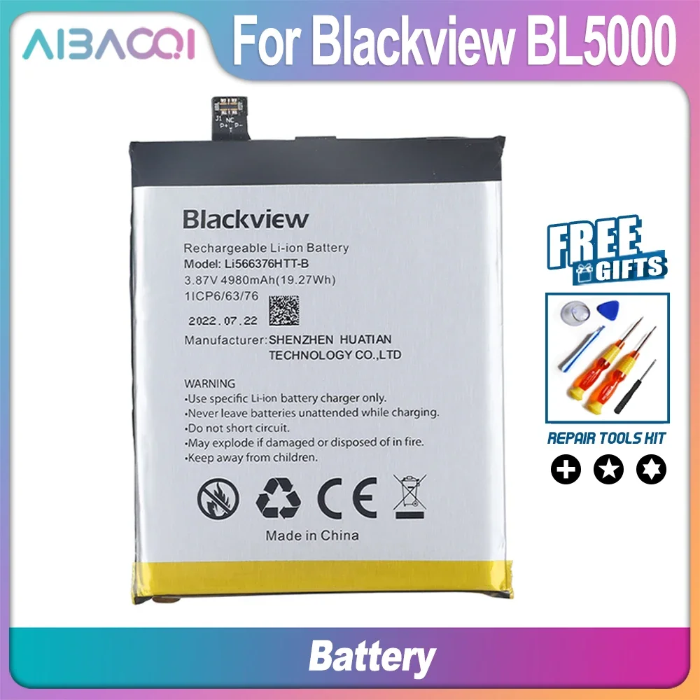 Original Replacement Battery for Blackview Smartphones with Repair Tools Included