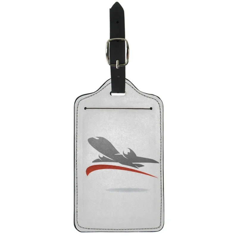 

Twoheartsgirl Creative Luggage Tag for Traveling Anti-lost Airplane Suitcase ID Address Holder Portable Baggage Boarding Label